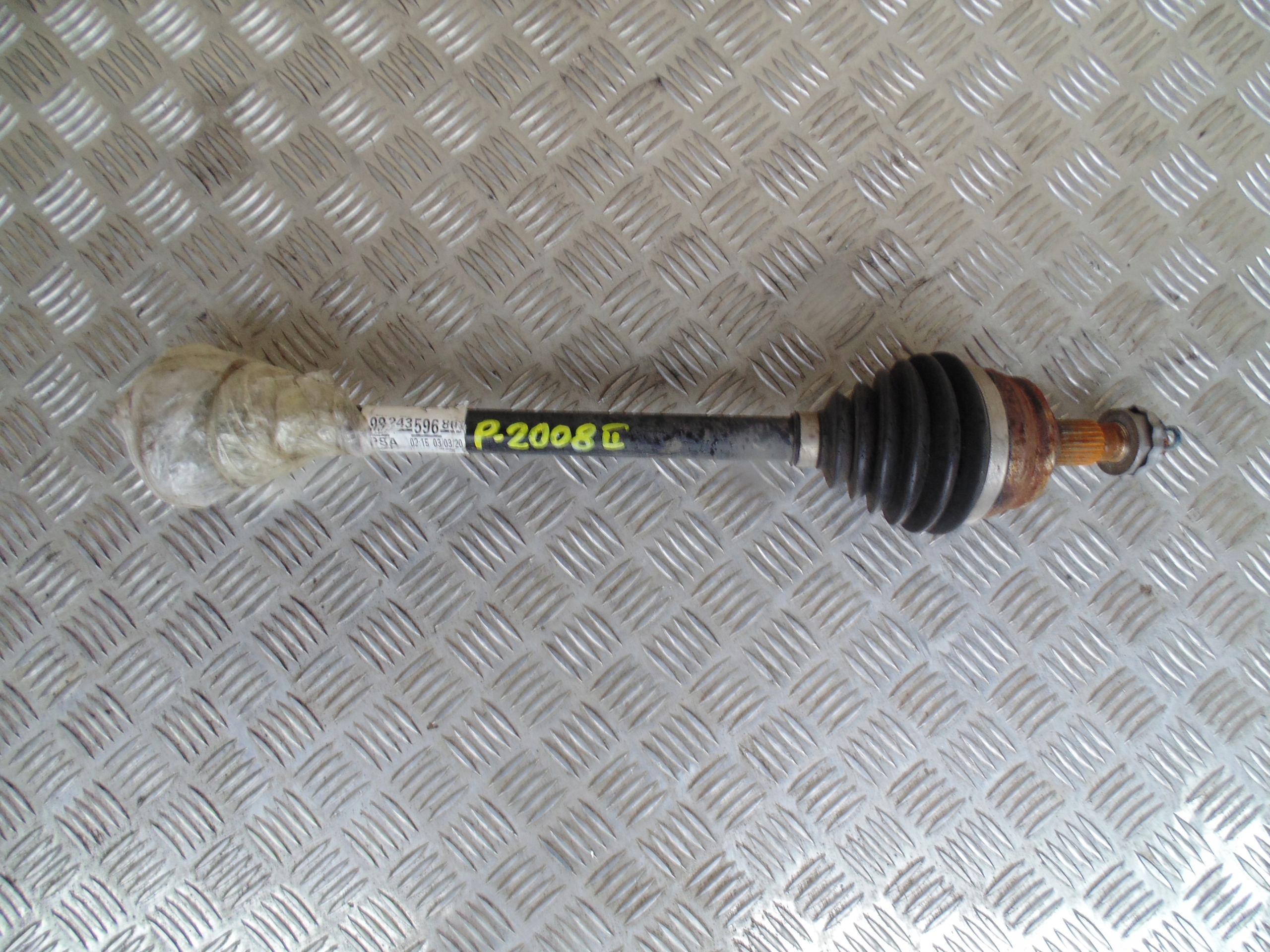 semi-axis front right PEUGEOT 2008 II 9824359680
