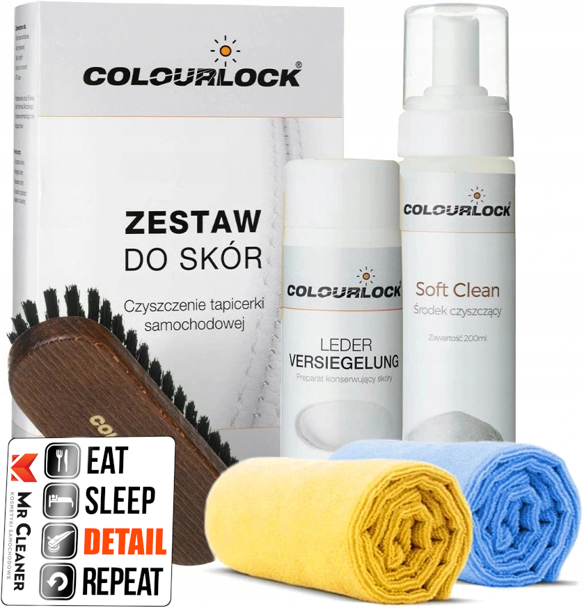 COLOURLOCK SOFT ZESTAW DO CZYSZCZENIA ZABEZPIECZANIA TAPICERKI SKÓRZANEJ