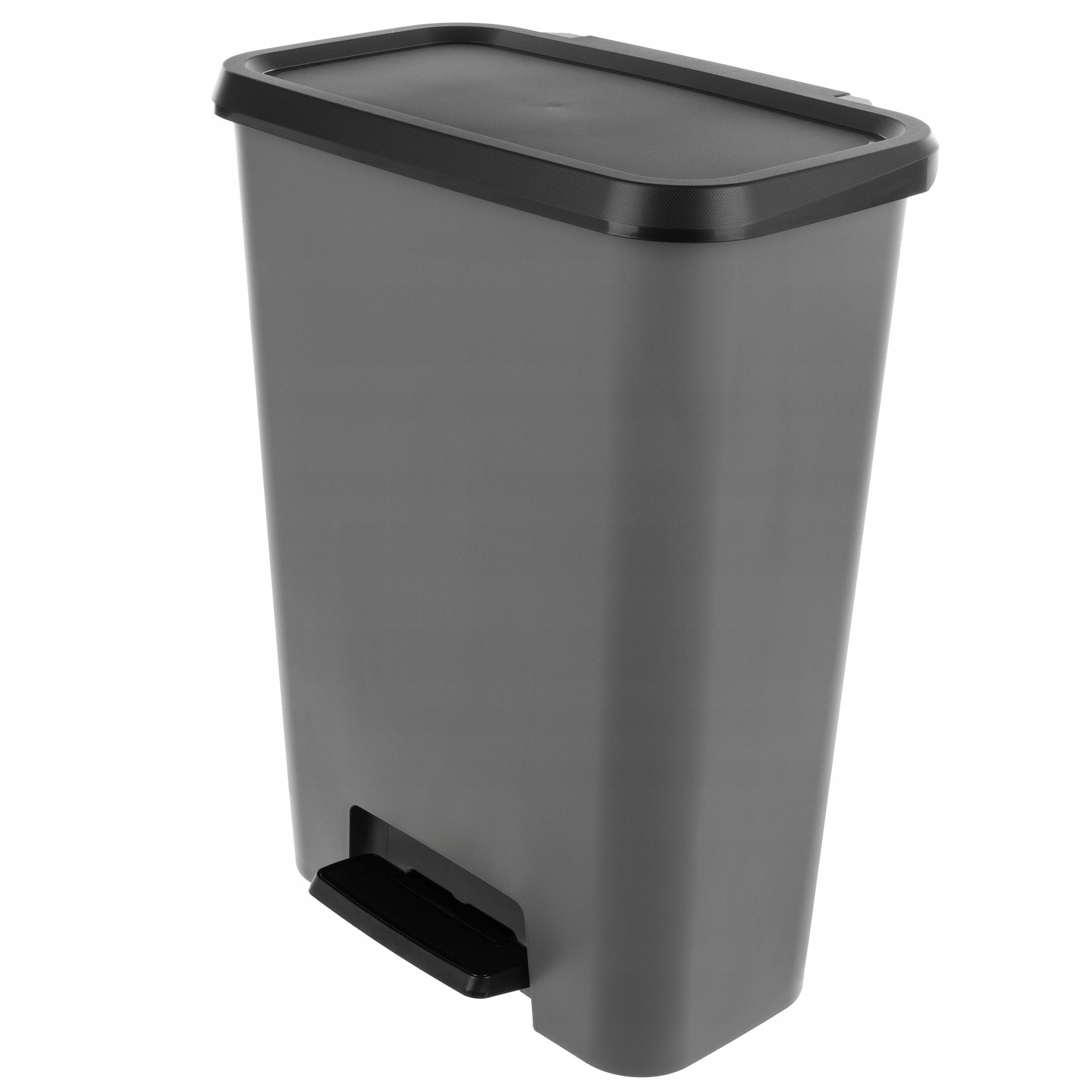 Levně Odpadkový Koš Nádoba Na Odpadky 50L S Pedálem Šedá Silná Curver
