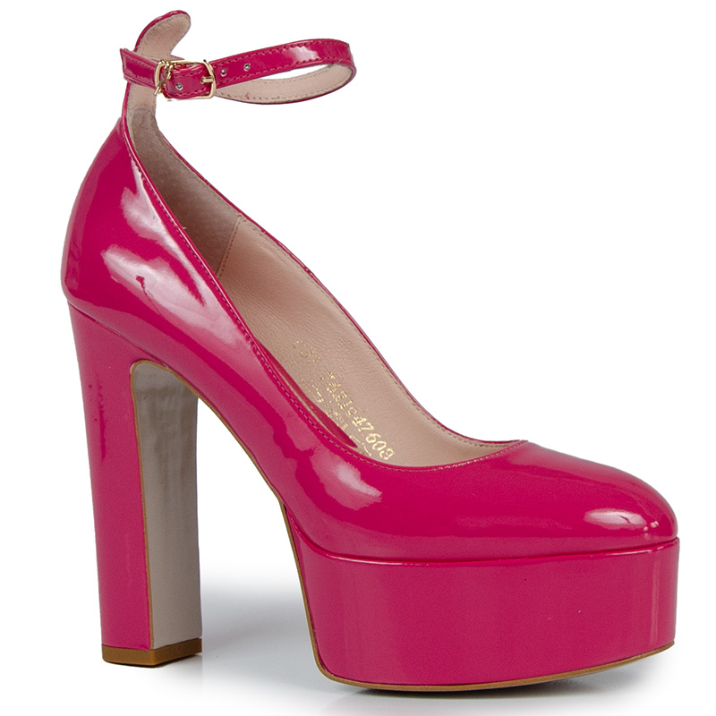 Visconi 7621792 Lodičky Kůže Lak Fuchsiová 38