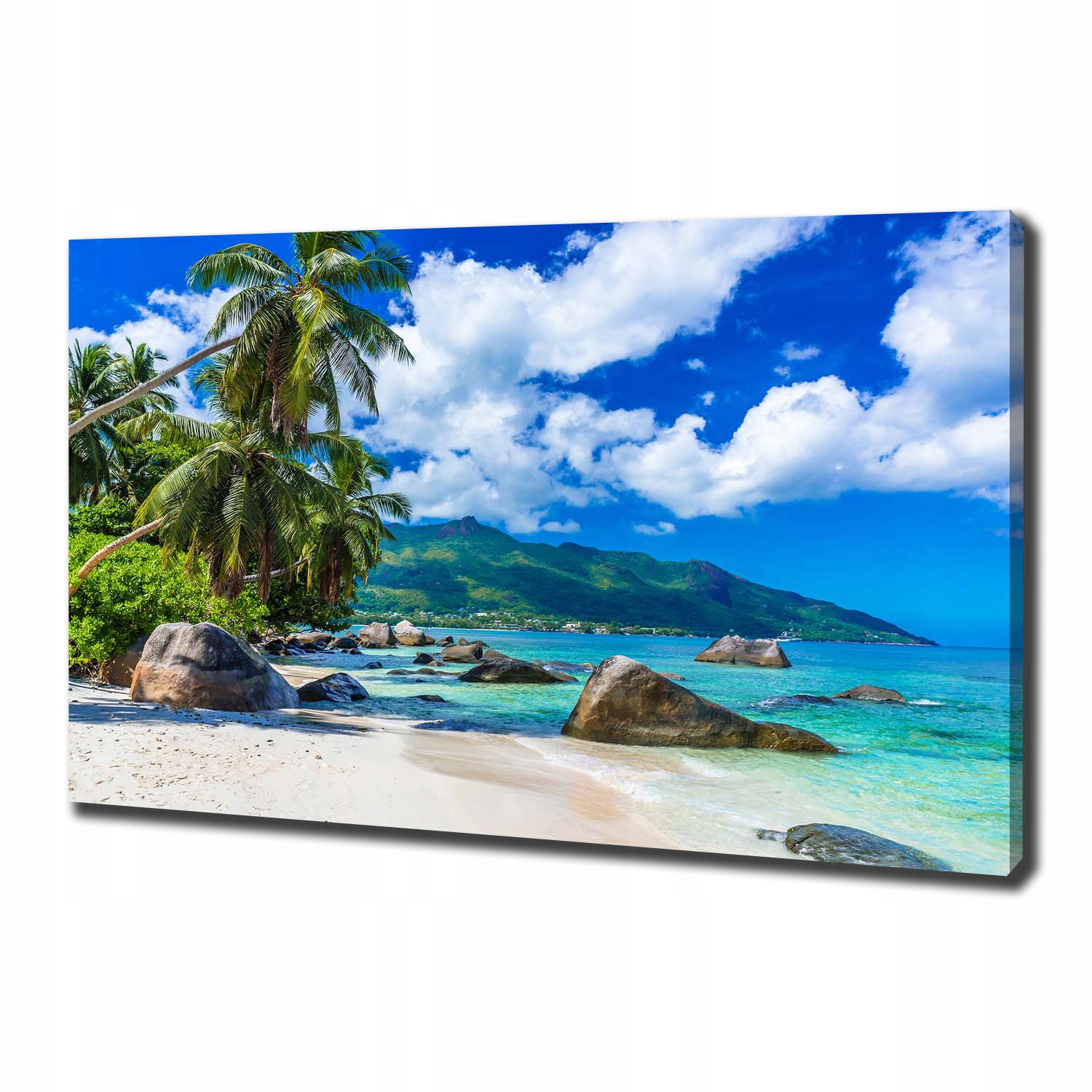 

Foto obraz na płótnie Seszele plaża 100x70 cm
