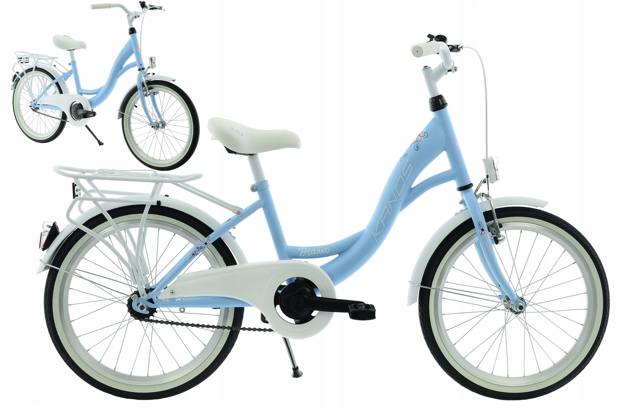Rower dziecięcy 20" Kands Diana 1BN rama 13" błękitny R24