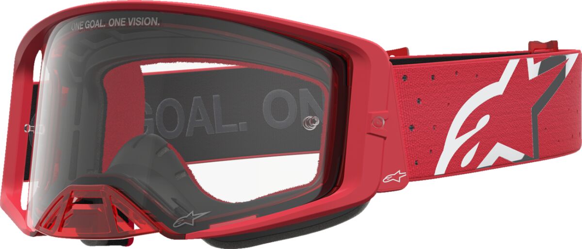 Okuliare Na Crossa Quada Alpinestars Supertech Vesta Red Mirror Clear