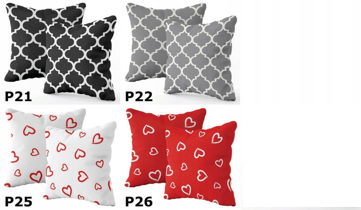 Poszewka na Poduszkę - 50x50 - Dużo Wzorów Marka inna