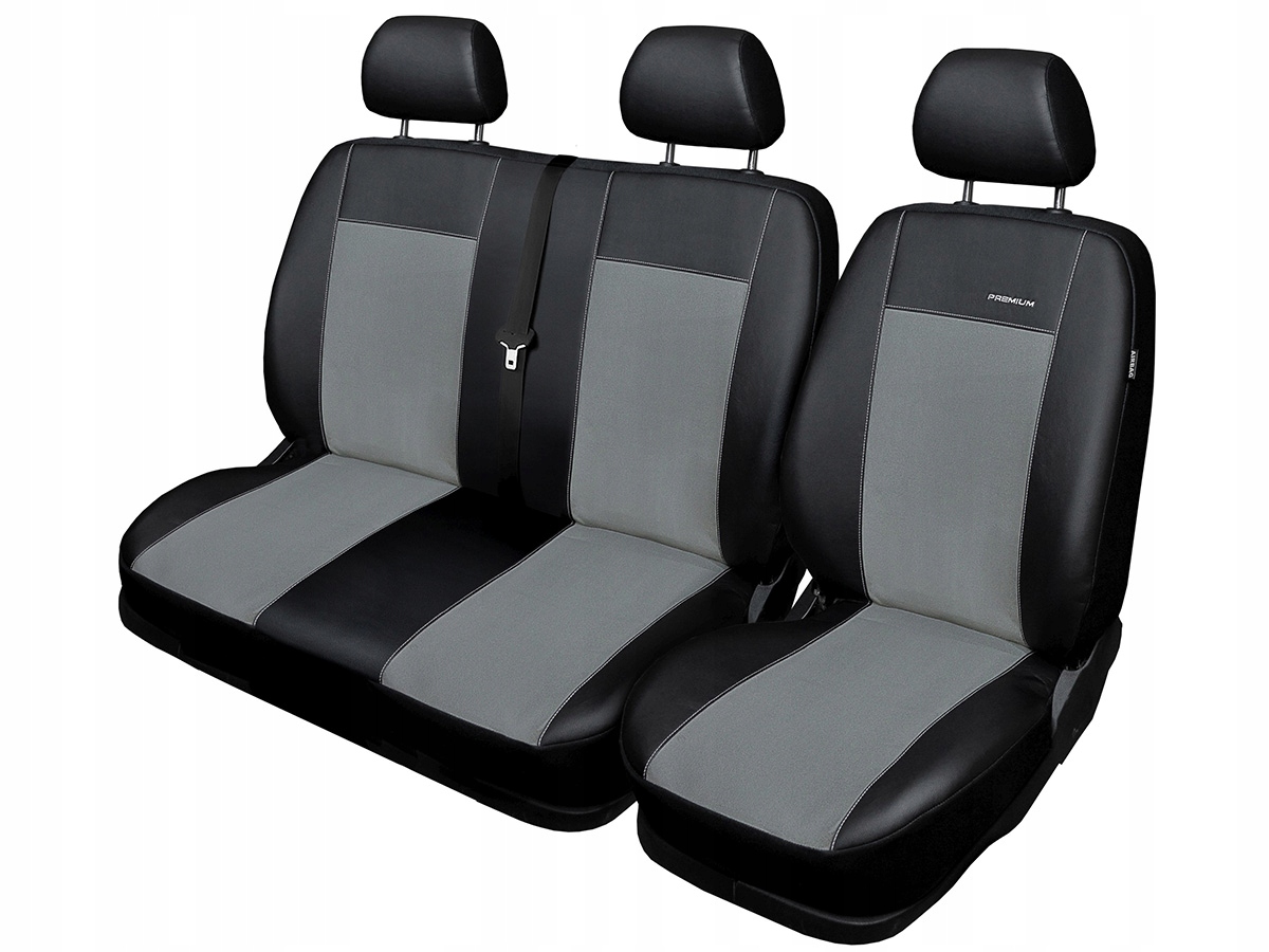 Autopoťahy Auto-Dekor Premium pre Renault Trafic III, čierno-šedé