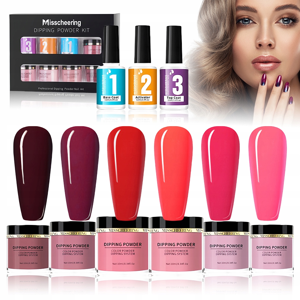 Nicole Diary Titanium DIP powder 6 цветов