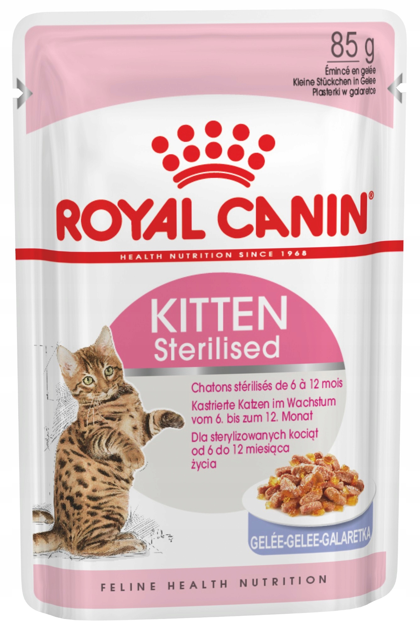Levně 7X Royal Canin Kitten Sterilised mokrá v želé 85 g
