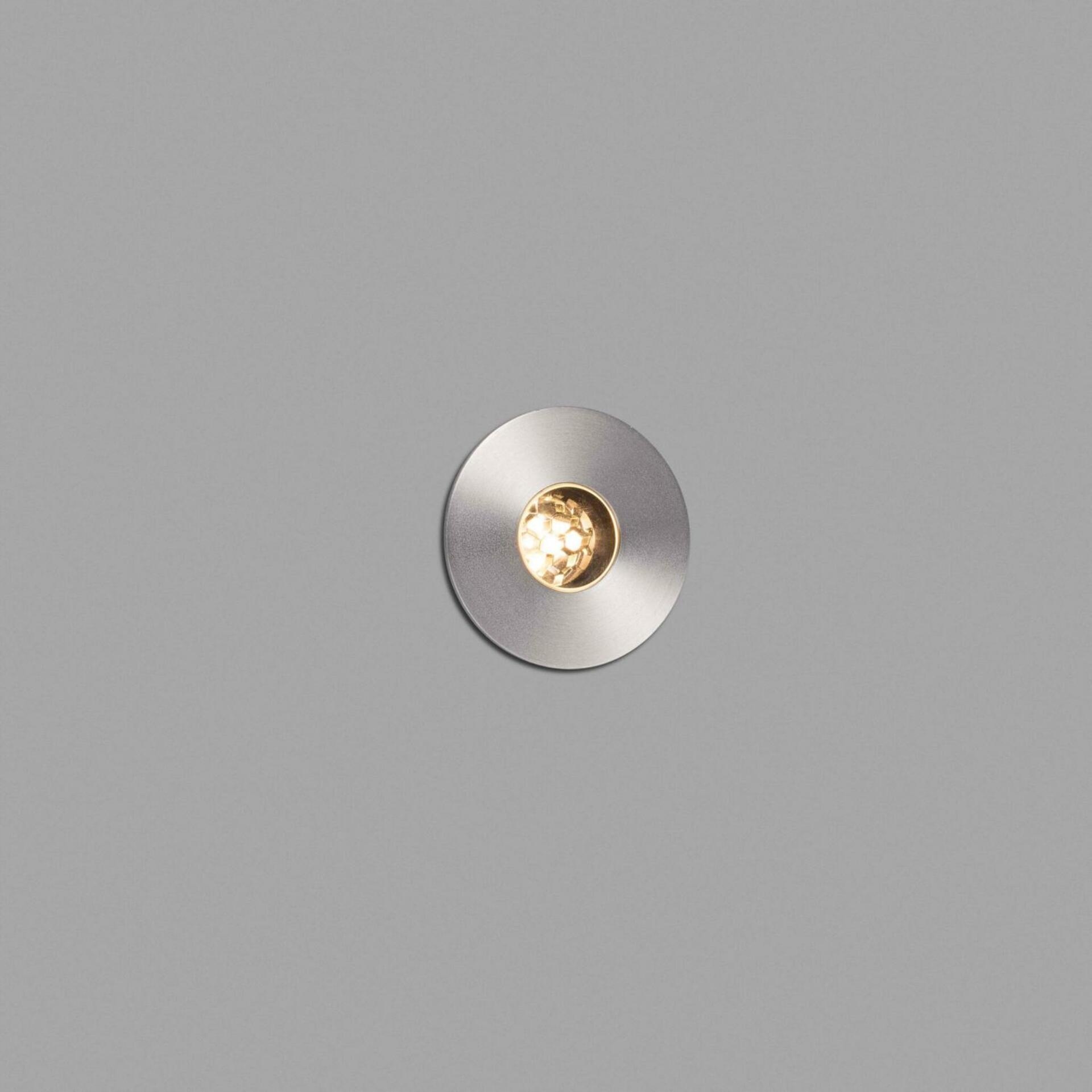 Faro Grund 37 zapustené Led svietidlo, IP67, 2W, 2700K, nerez/hliník