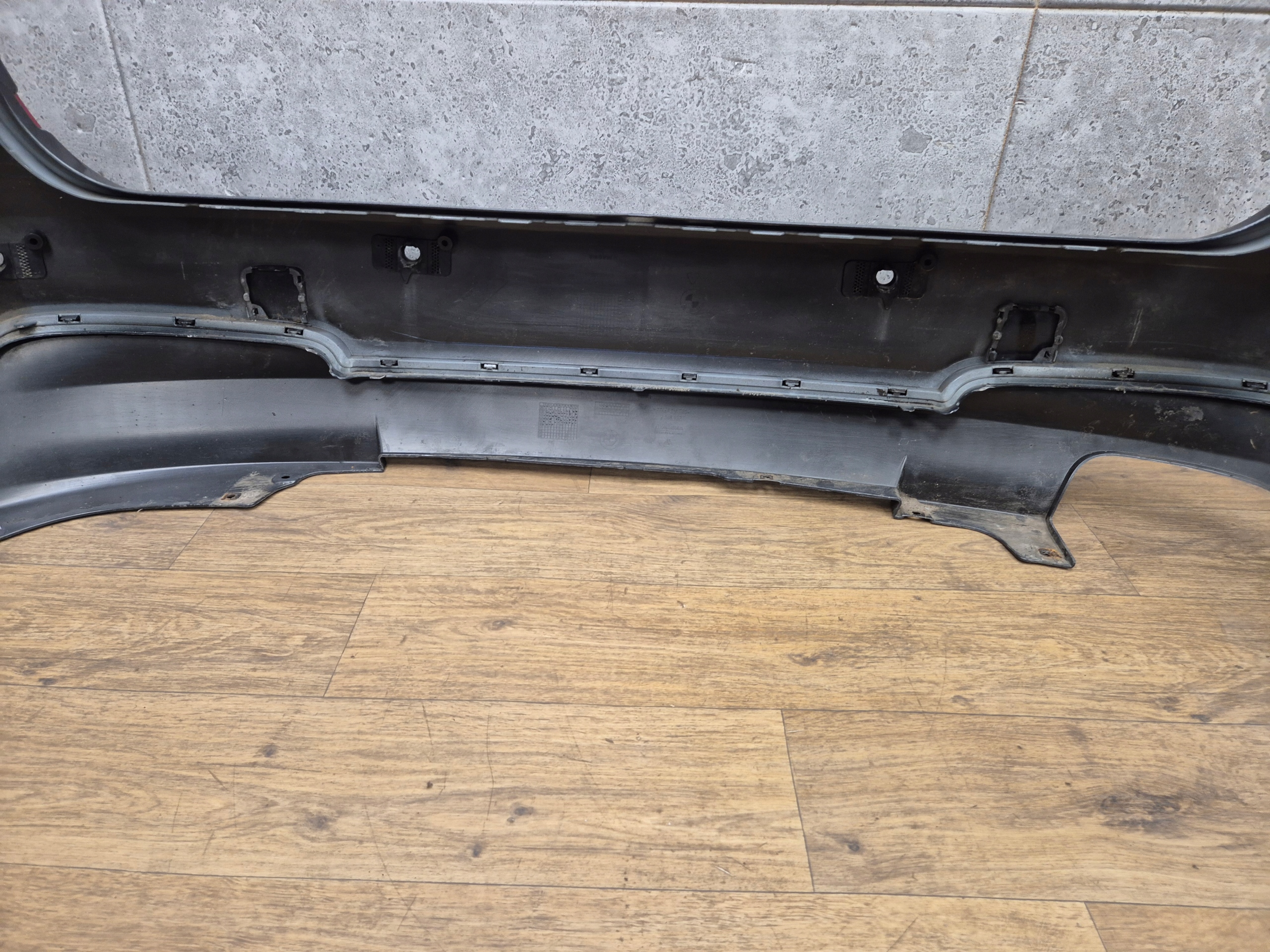 BMW X3 F25 bumper rear part rear m-packet diffuser complete 416 CARBONSCHWARZ