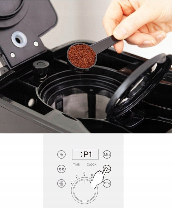 EKSPRES PRZELEWOWY BARISTA DELUXE 1,2L 1000W Moc 1000 W