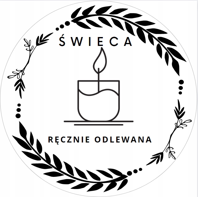 

Naklejki Świeca Ręcznie Odlewana HB31 5 CM 20SZT