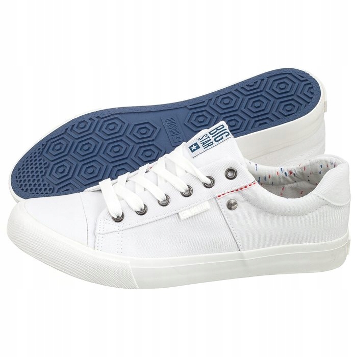 

Buty Męskie Tenisówki Big Star AA174097A Białe