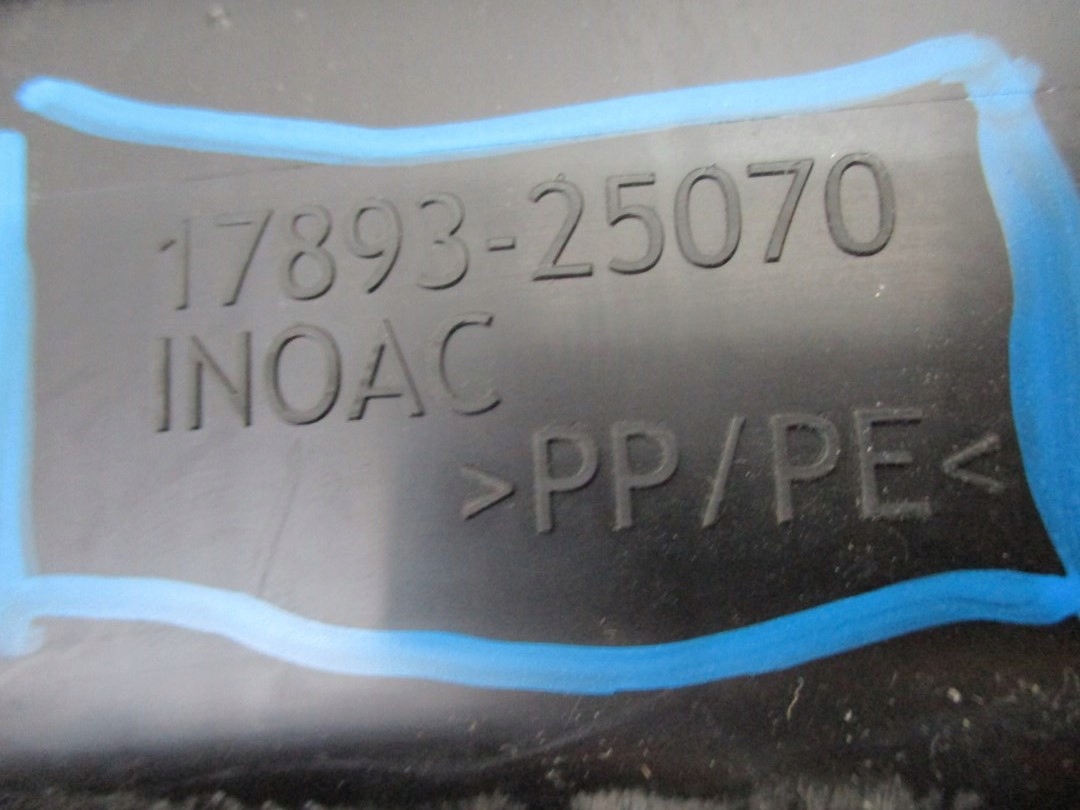 pipe TOYOTA RAV 4 17893-25070