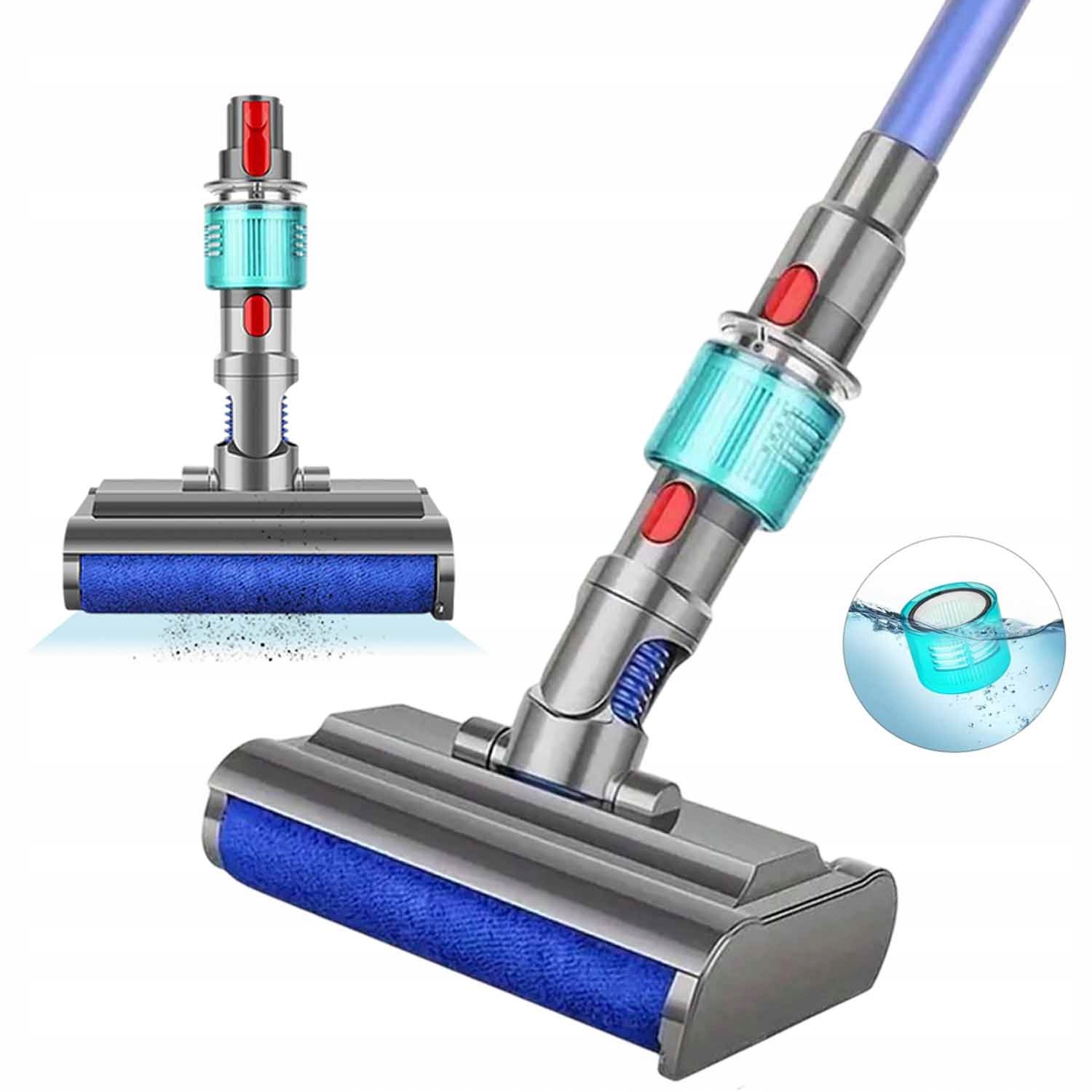 Měkký Turbo Elektro-kartáč Pro Vysavač V7 V8 V10 V11 V15 Led