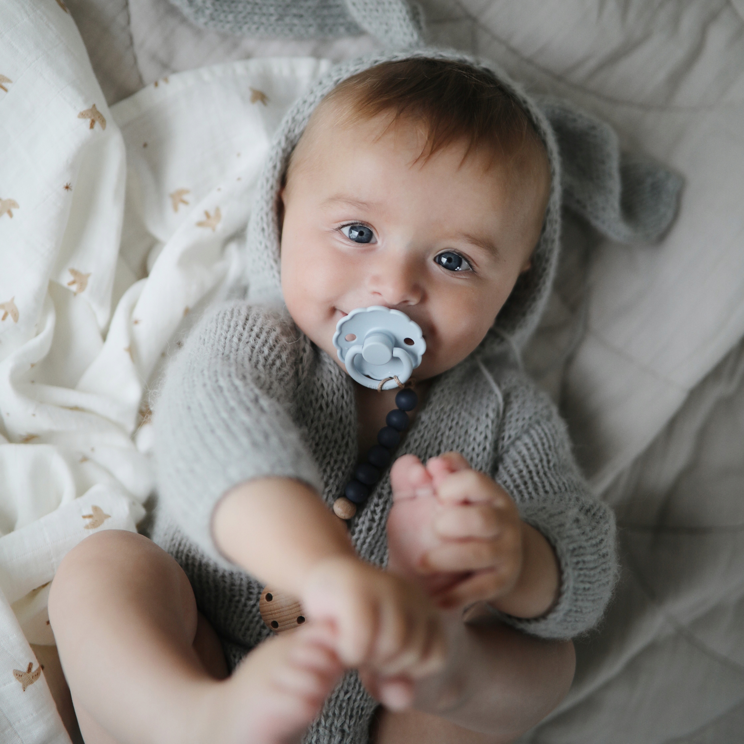 Smoczek FRIGG Rope silikonowy 0m+ Ocean View EAN (GTIN) 5715239012384