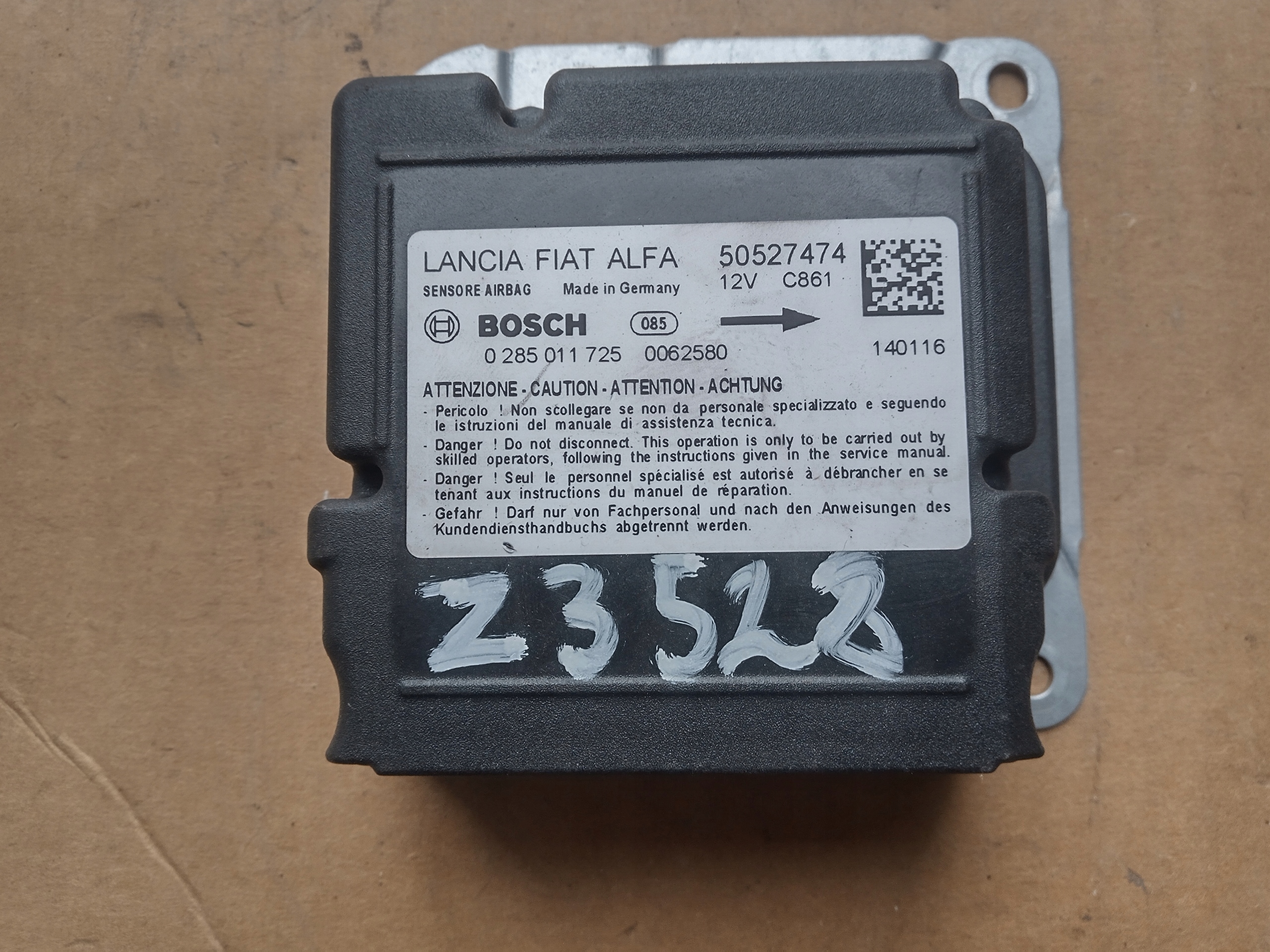 МОДУЛЬ ПОДУШКИ БЕЗОПАСНОСТИ ALFA ROMEO GIULIETTA 50527474