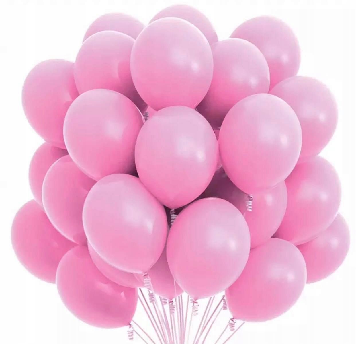 

Balony Różowe Duże Komunia Wesele 25SZT
