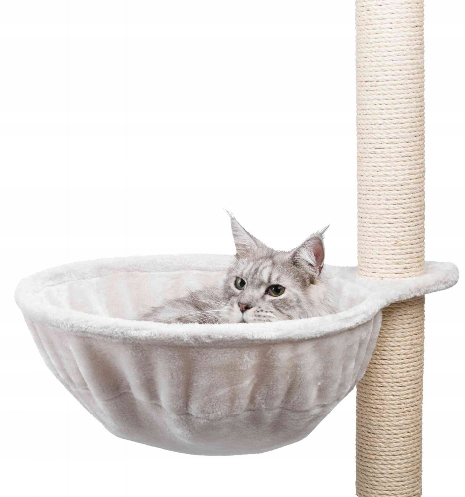 Levně Útulný pelíšek XL na stojací škrabadla, ? 45 cm, světle šedý