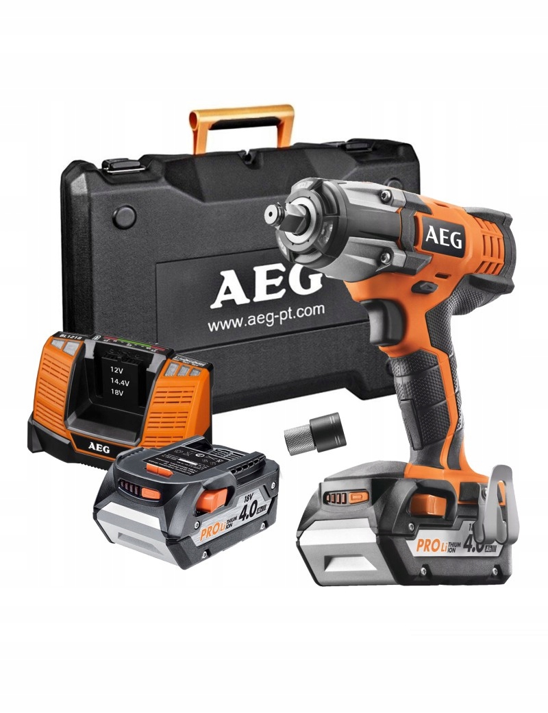 KLUCZ UDAROWY AEG BSS18C-12Z-LI-402C 4,0AH 18V