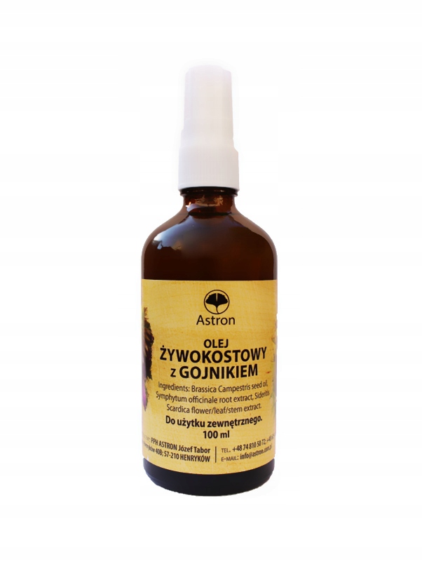 

Astron Olej Żywokostowy Z Gojnikiem 100ml