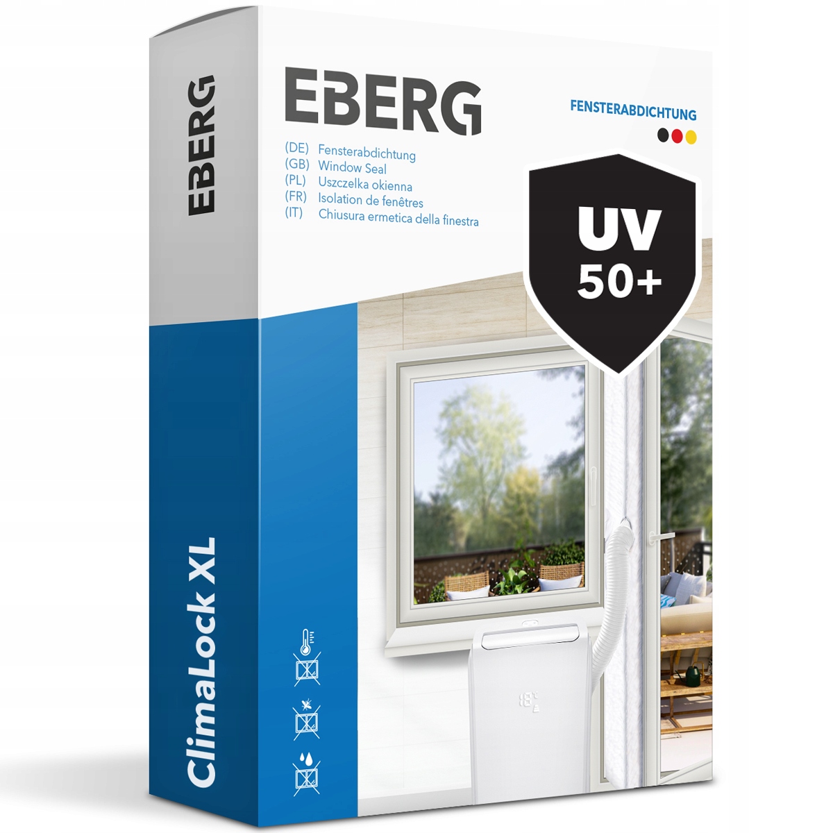 Uszczelnienie ClimaLock uszczelka do klimatyzatora okno balkonowe balkon 5m