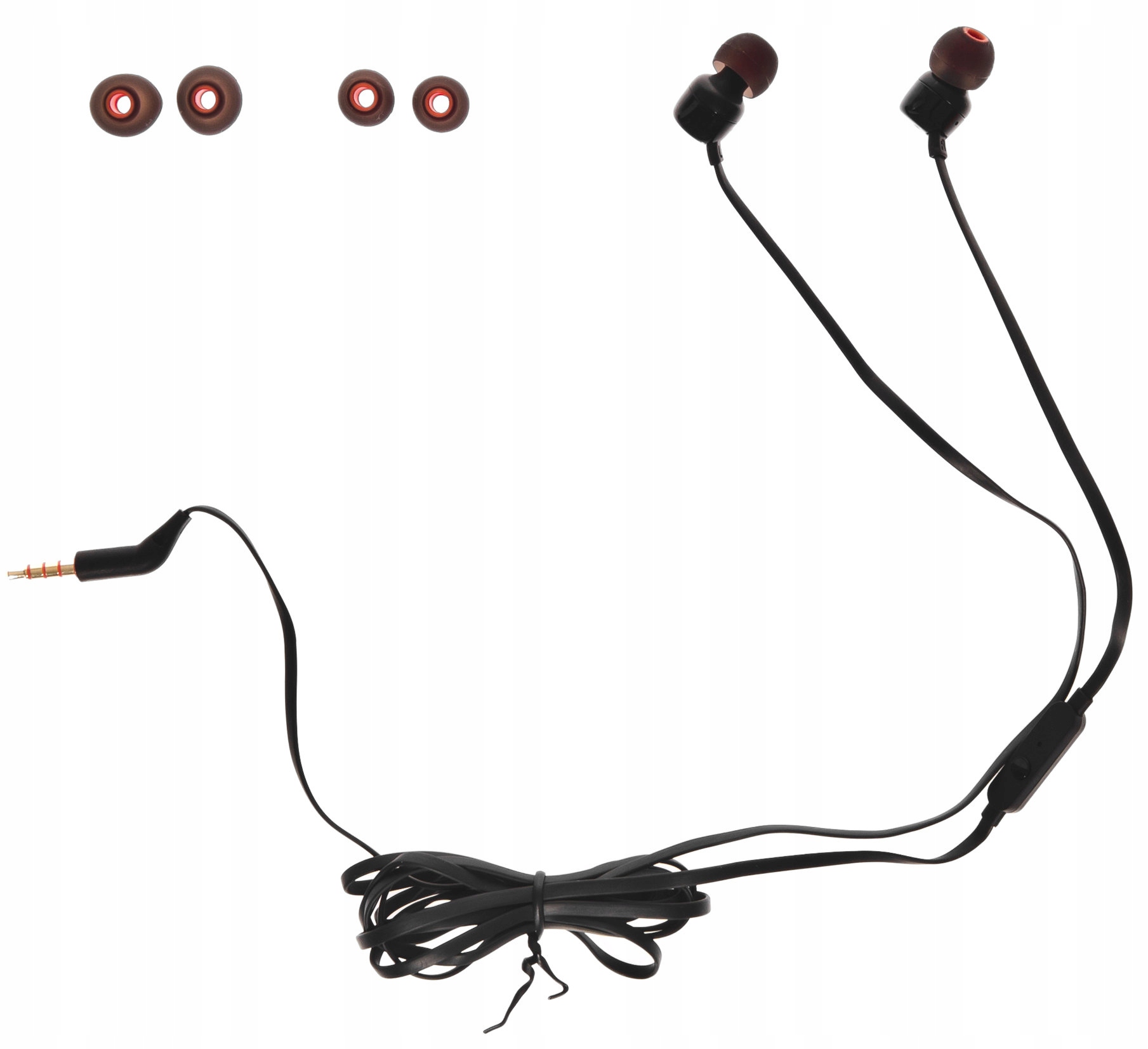 Słuchawki dokanałowe JBL T110 z mikrofonem BAS Mikrofon tak