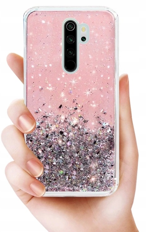 Etui GLITTER BROKAT do Xiaomi Redmi Note 8 PRO +9H Dedykowany model XIAOMI REDMI NOTE 8 PRO