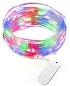 

30LED diody na druciku Lampki baterie Kolorowe