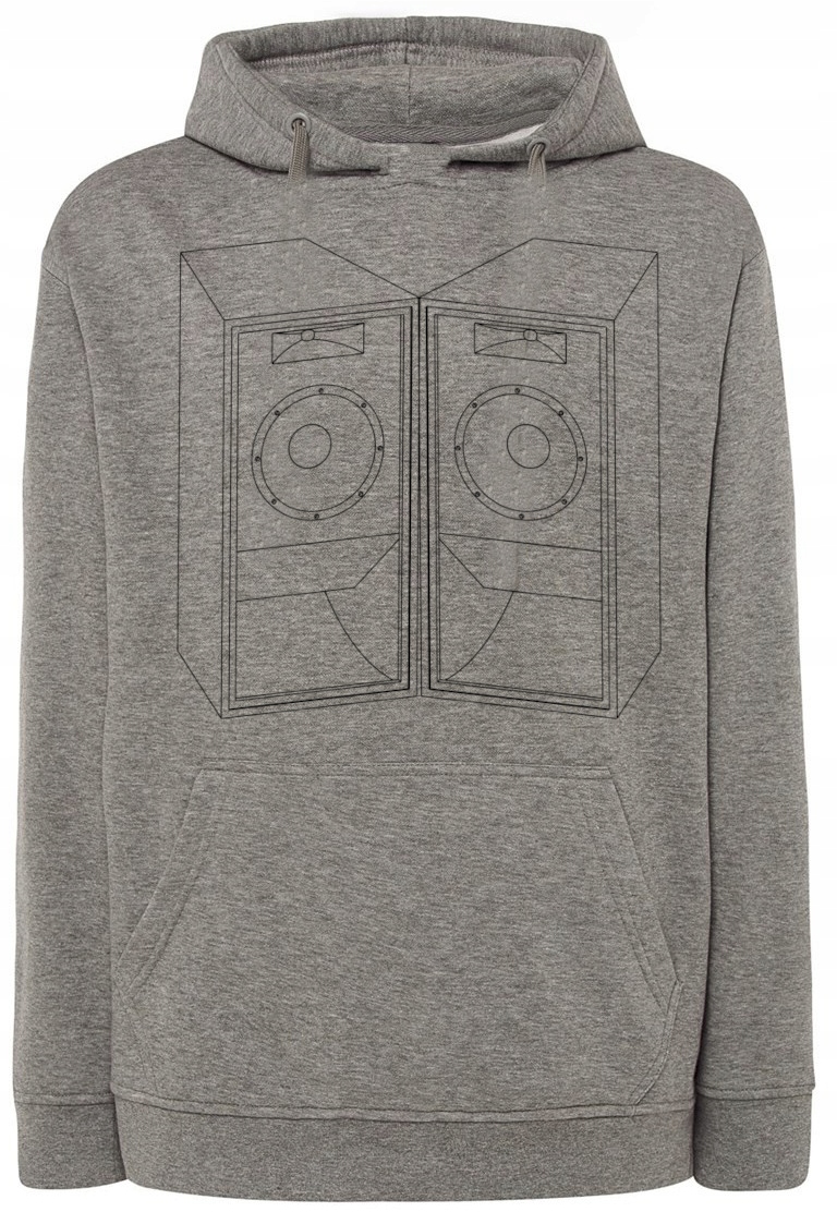 Mikina s pěkným potiskem Reproduktory Sloupky r.XXL