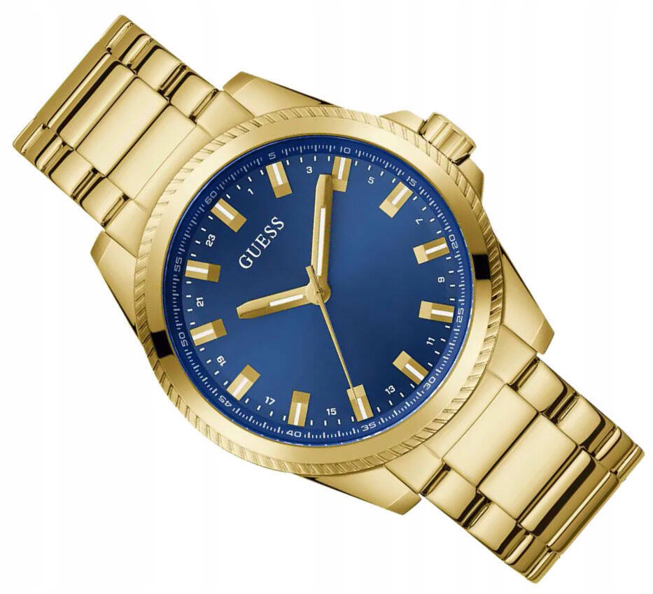 Pánské Elegantní Zlaté Hodinky Guess Champ GW0718G2 50M Vodotěsné