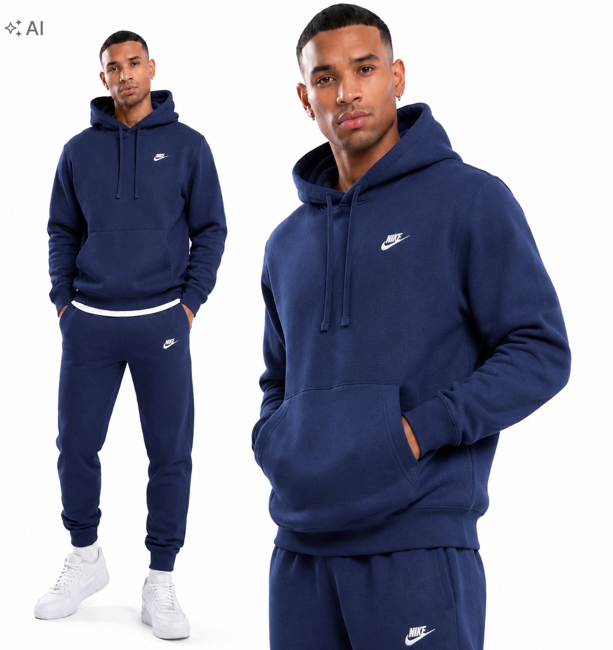 Teplákovka pánský Nike sportovní tréninkový komplet mikina Nike kalhoty pro každodenní nošení