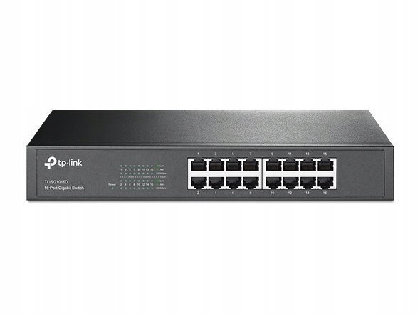 16-Port Gigabit Switch Port: 16× Gigabit RJ45 Ports Spec: 1U 13-inch Rack…
