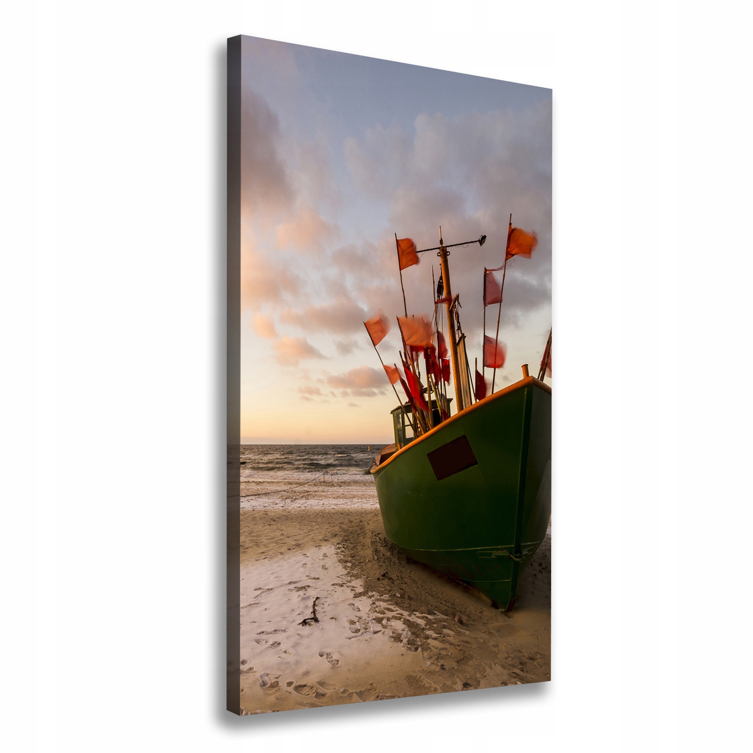 

Foto obraz na płótnie Kuter rybacki 60x120 cm