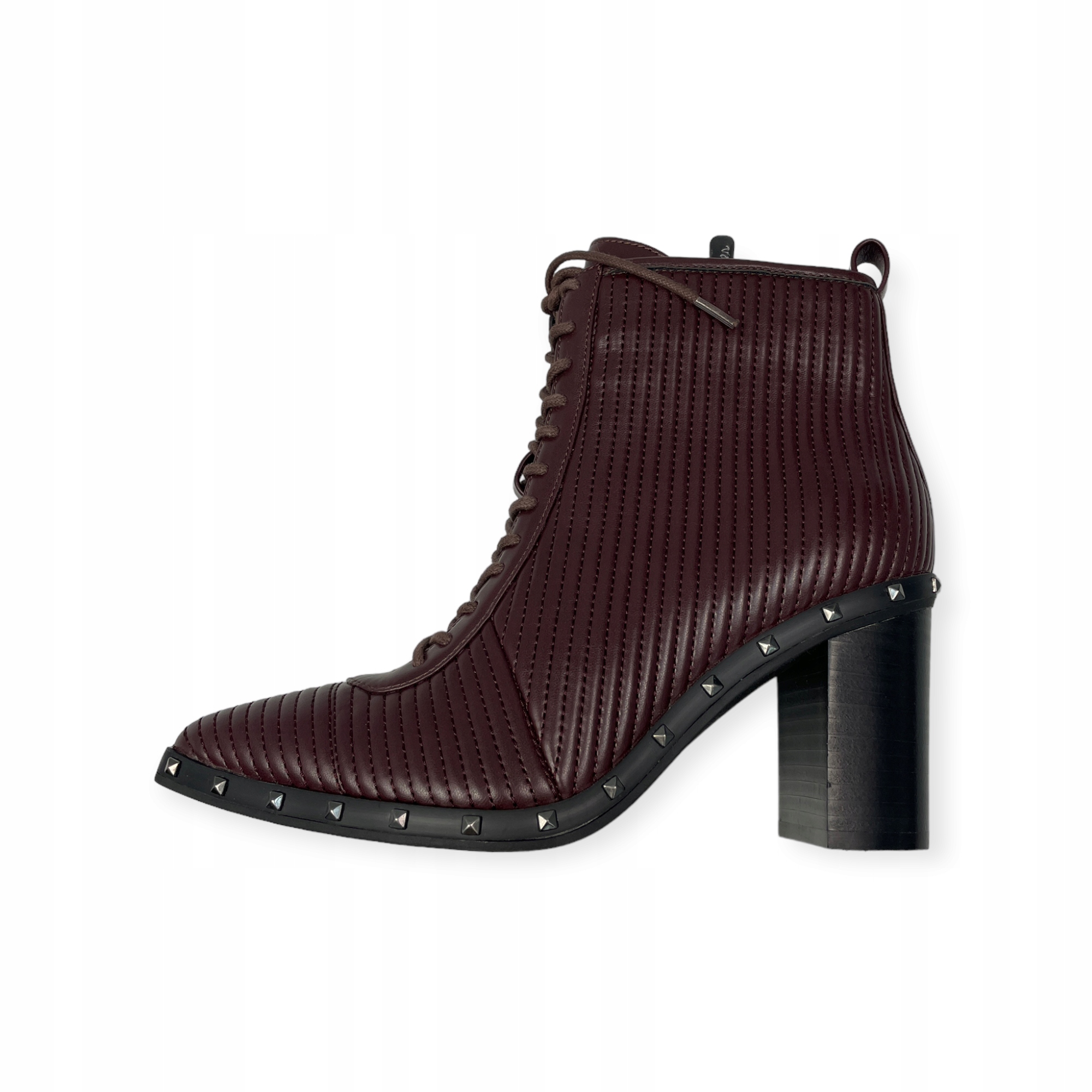 Dámské kotníkové boty se zipem a sloupkem Charles David 36