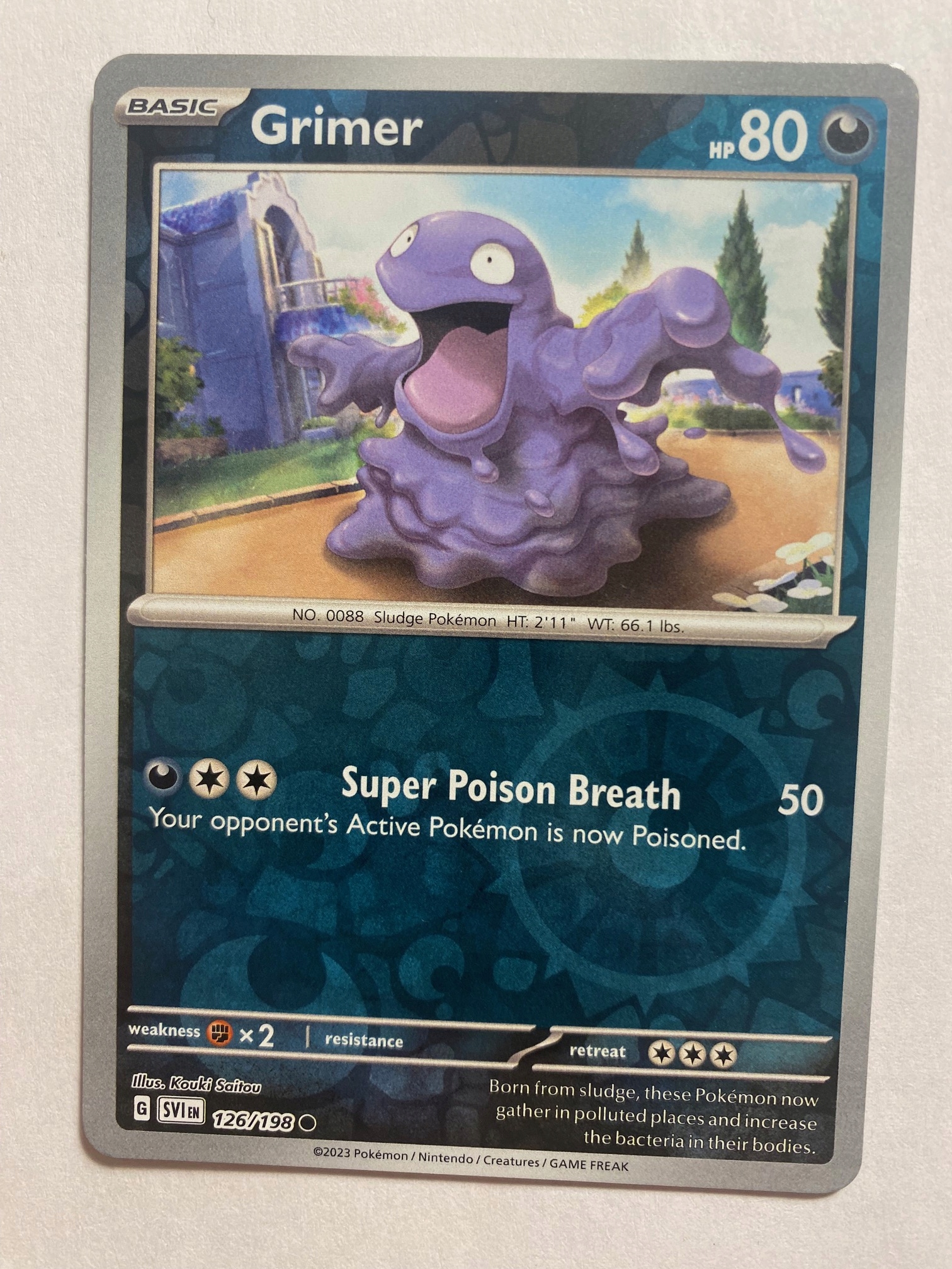 Scarlet & Violet reverse 126/198 Grimer