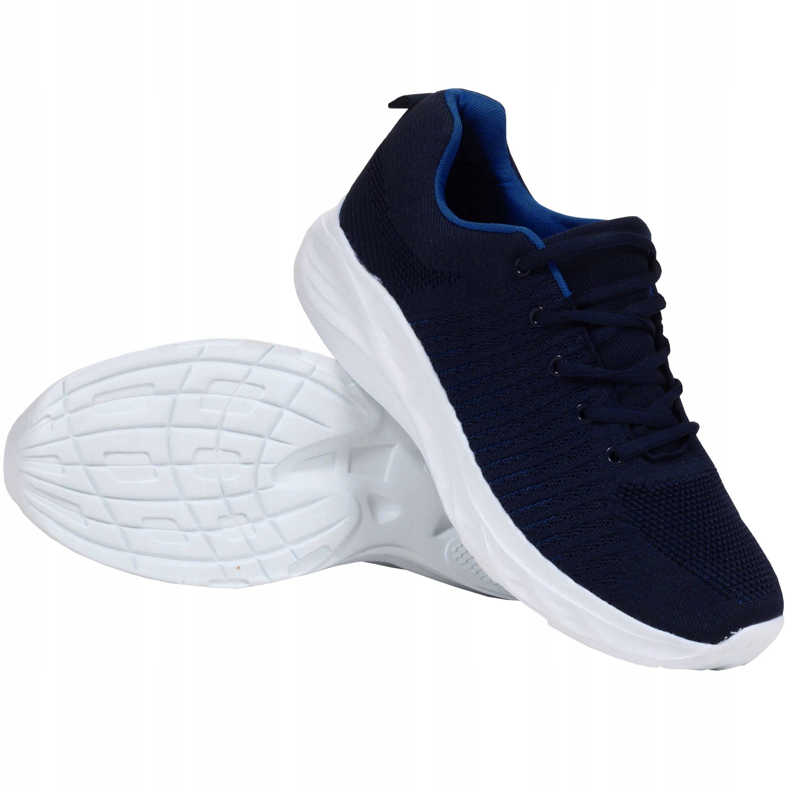 BUTY MĘSKIE ADIDASY SNEAKERSY SPORTOWE LEKKIE Kod producenta NAVY/BLUEN25662