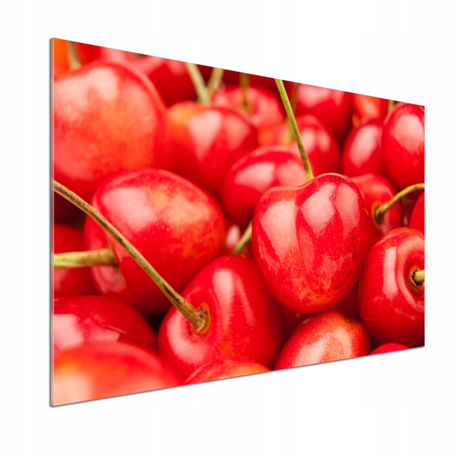 Sklenený panel do kuchyne Čerešňa 100 x 70 cm Lepidlo