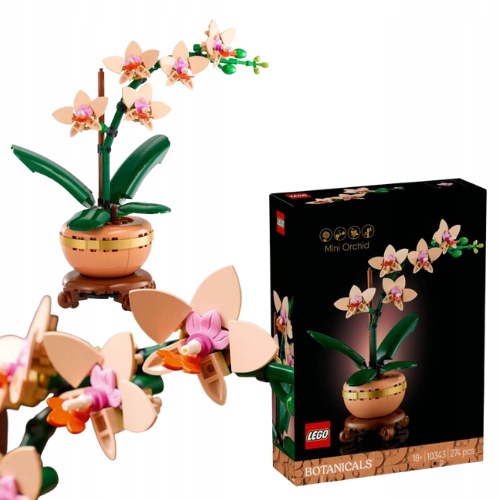 Lego Kwiat Orchidea Storczyk Klocki Zestaw