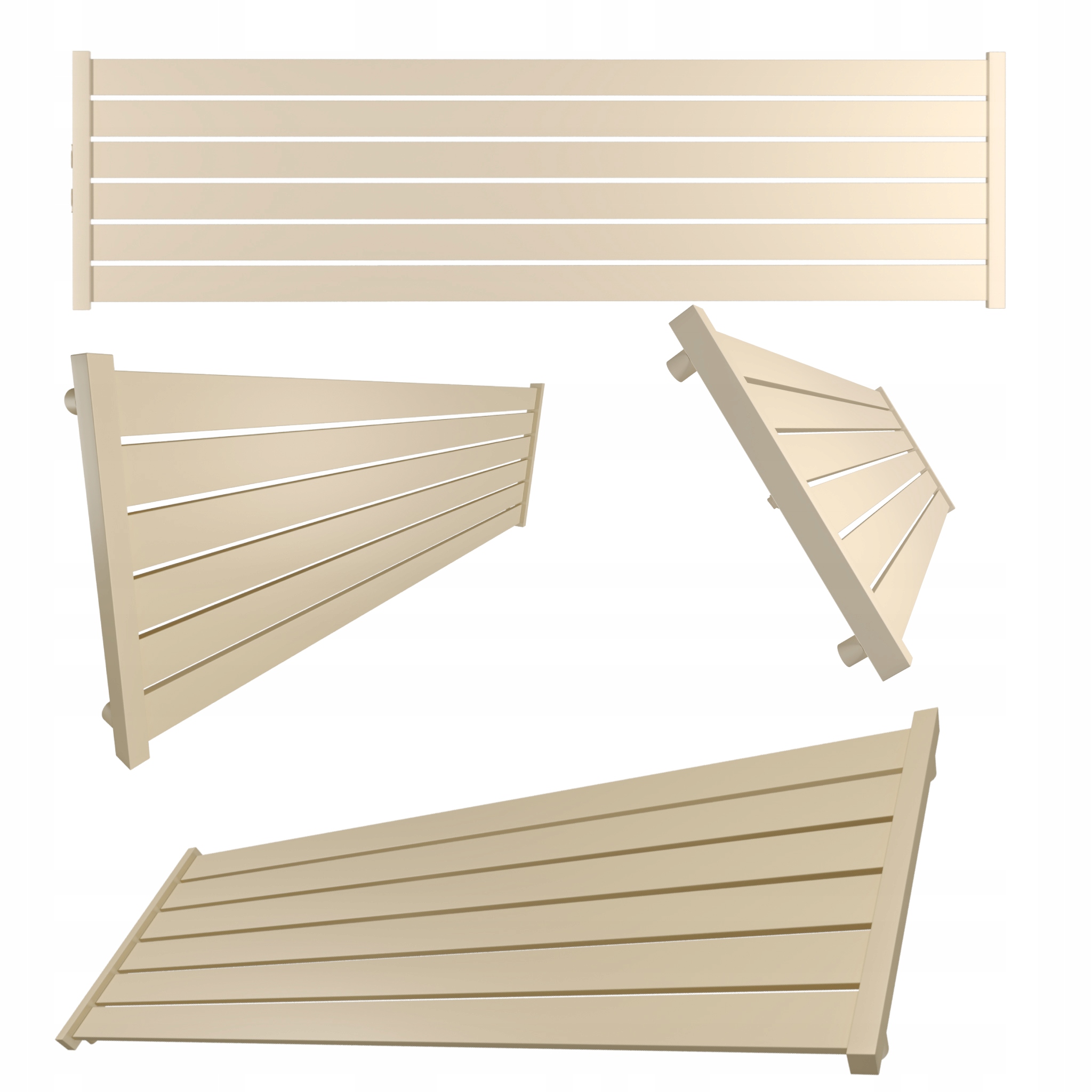 Dekorativní radiátor Lotus úroveň 46x160 Quartz 1