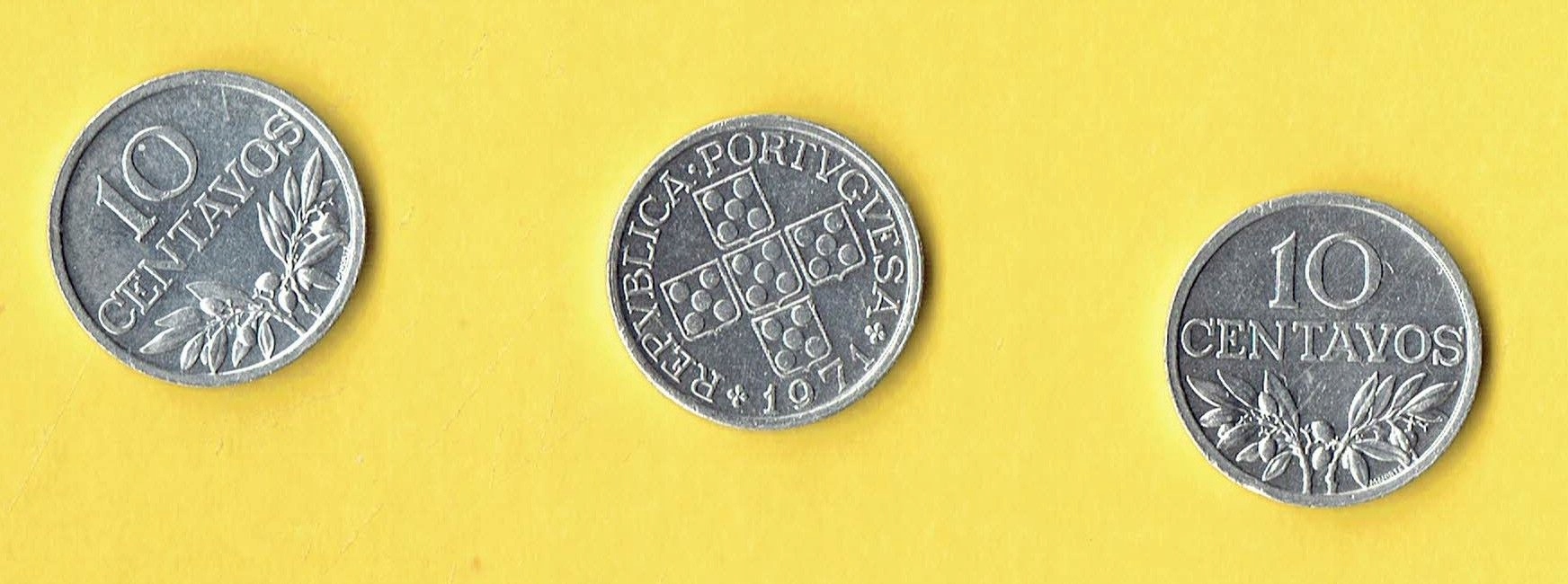 PORTUGALIA 10 Centavos 1971 r.