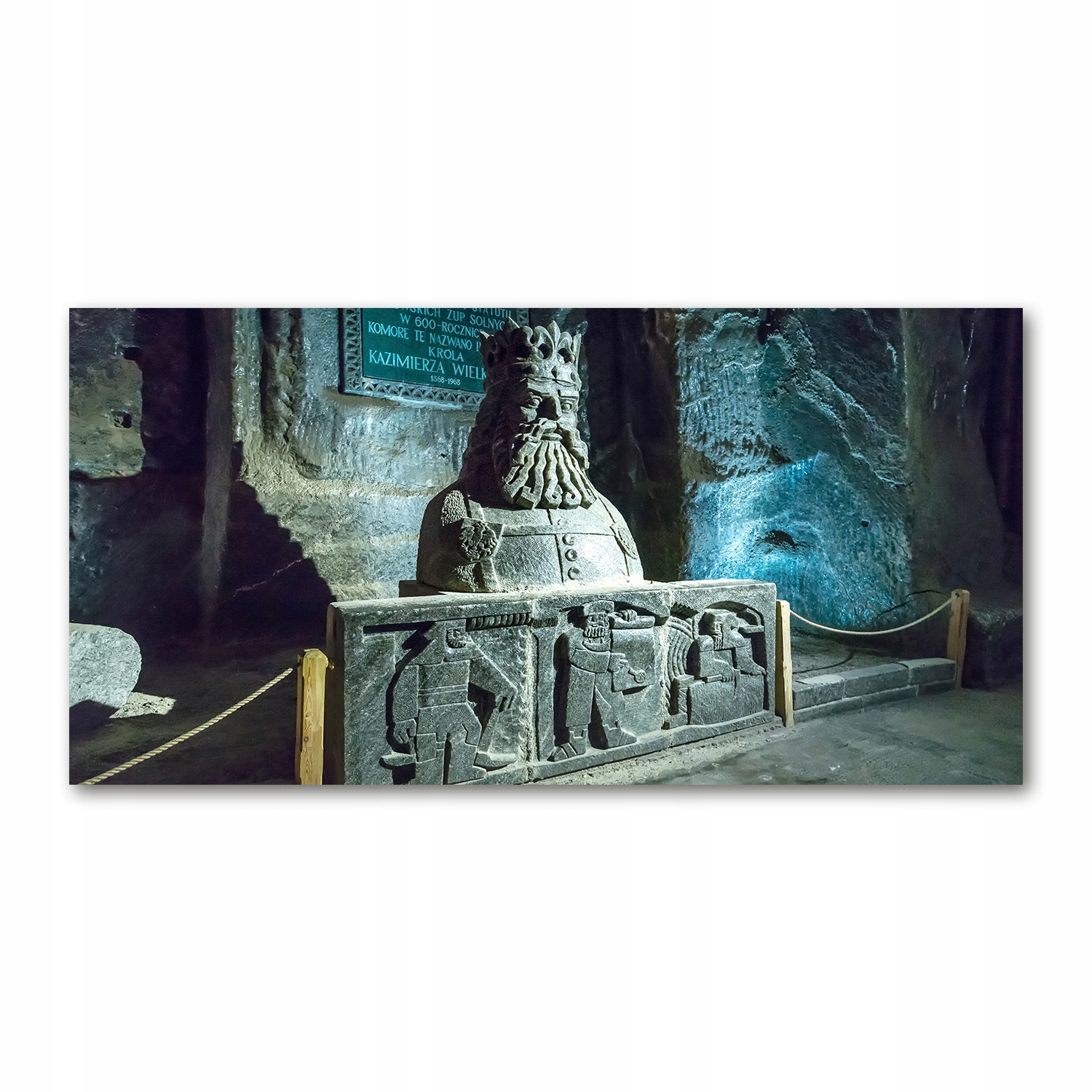 Fotoobraz zo skla Baňa na soľ Wieliczka 140x70