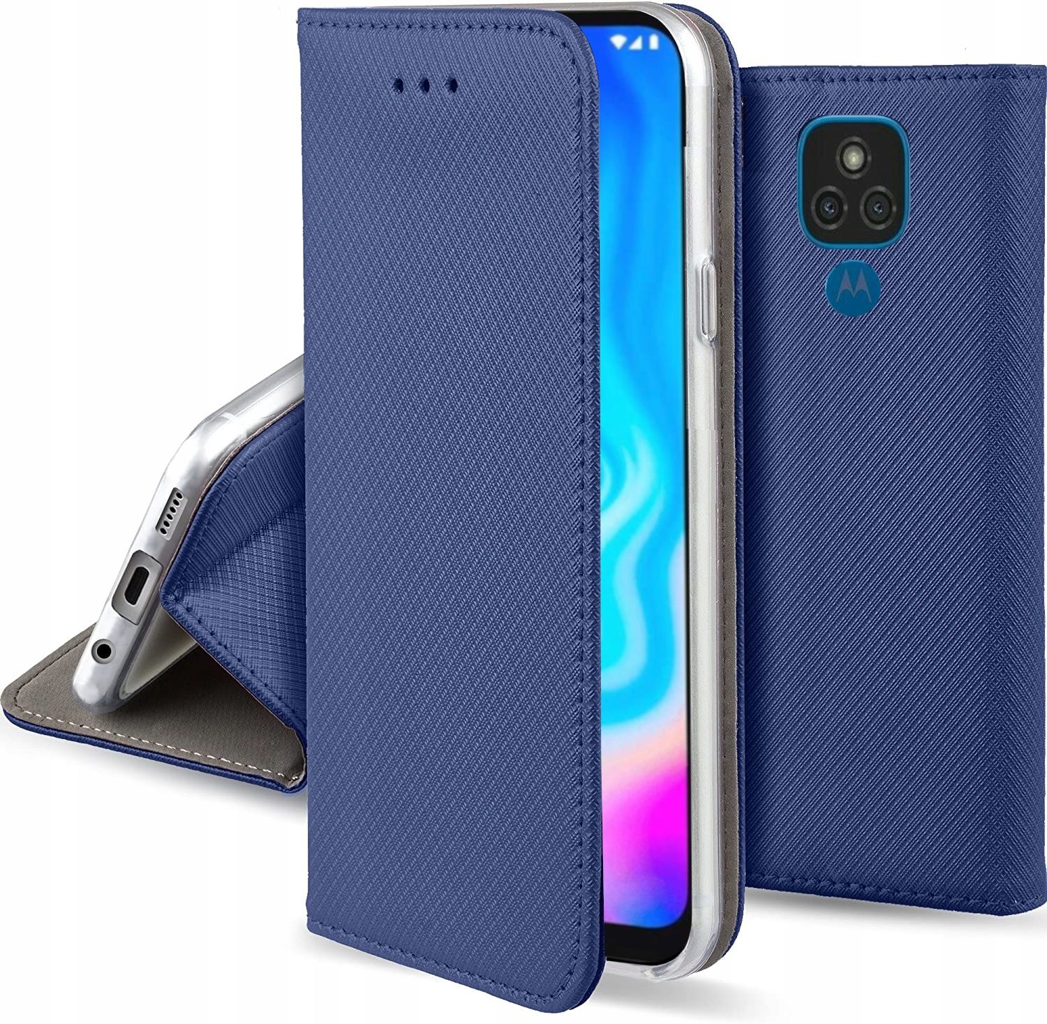 

Etui do Motorola Moto E7 Plus Smart Magnet Szkło