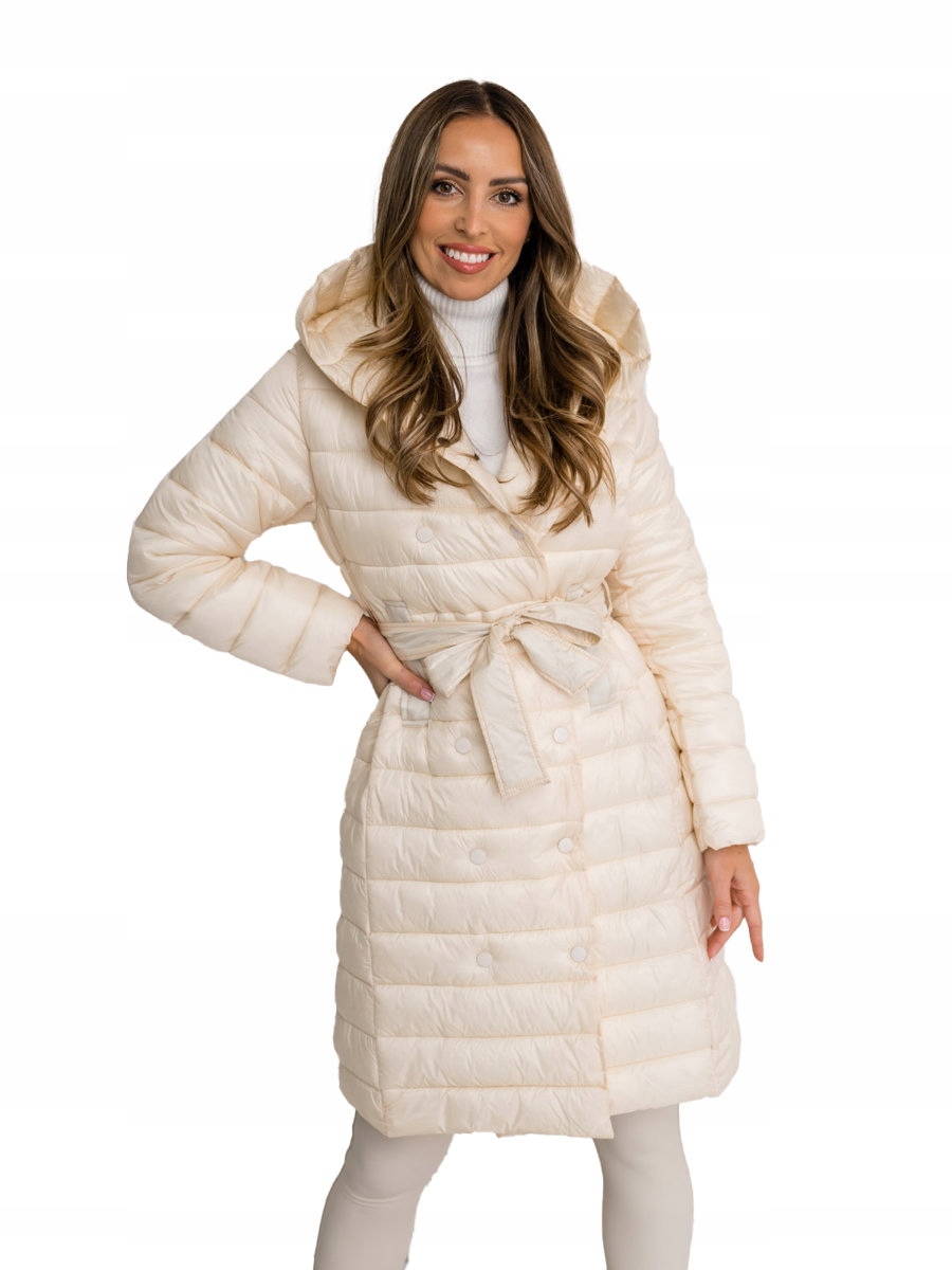 Dlouhá Přechodová Bunda Béžová 5M3159 Denley_l