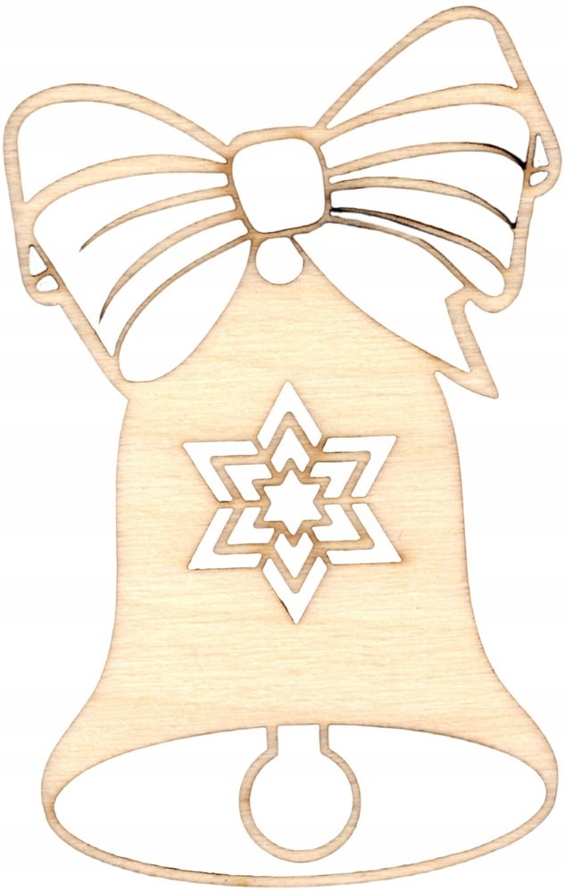 OZDOBA SKLEJKA BOMBKA ZAWIESZKA DZWONEK 1SZT.