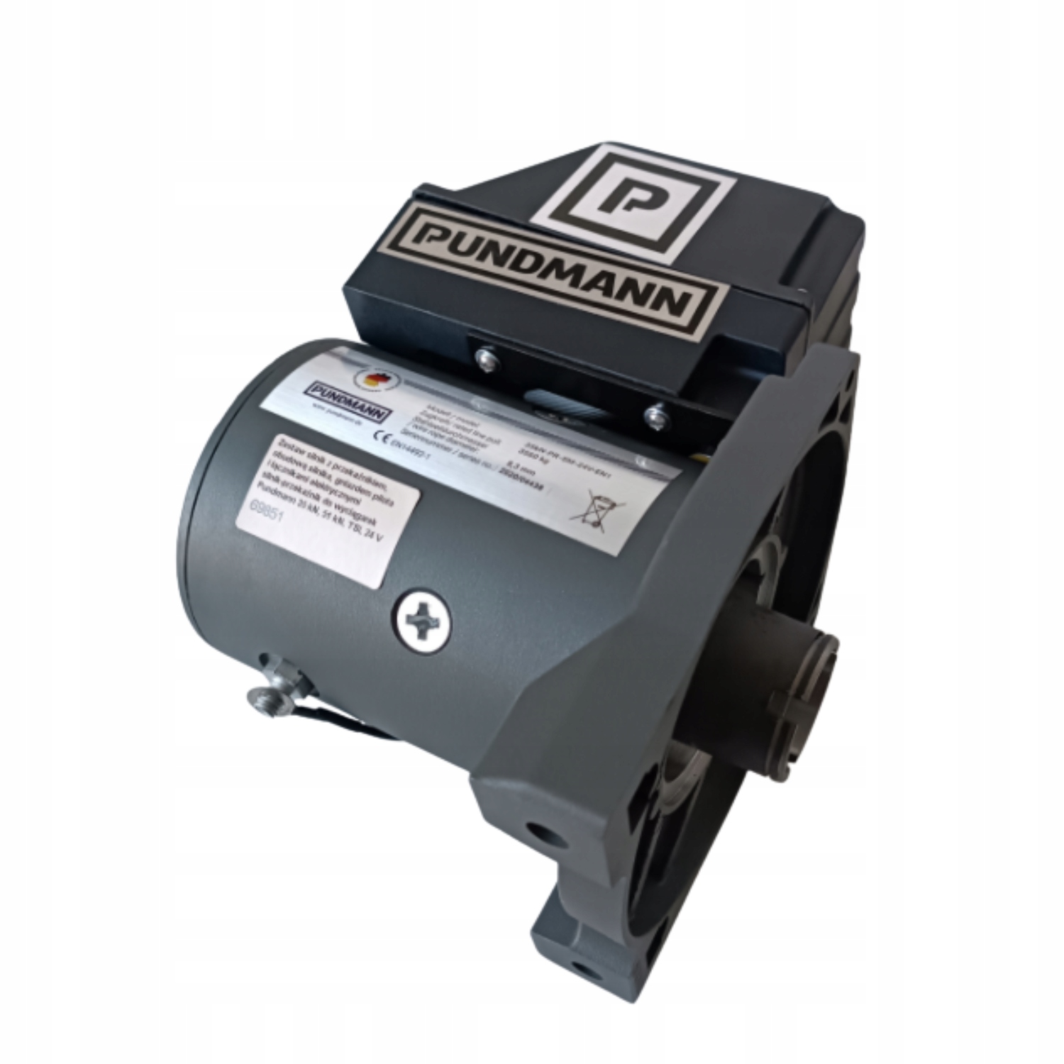 Motor 24V s reléovým krytem pro navijáky Pundmann Superwinch 35 kN