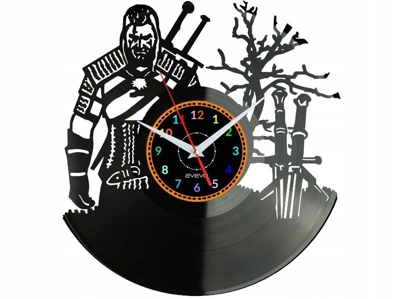 Geralt z Rivie Nápad na Dárek Nástěnná Dekorace z vinylové desky