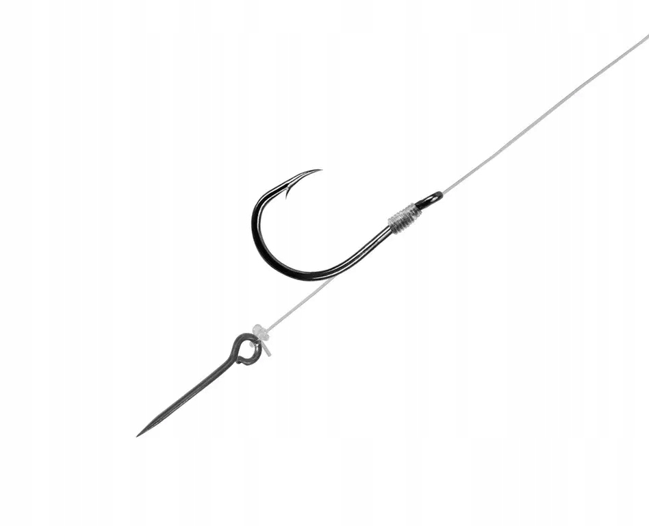 Gotowe Przypony Do Metody Delphin 8cm 0,22mm Barb Haczyk Roz.8 Igła 7mm