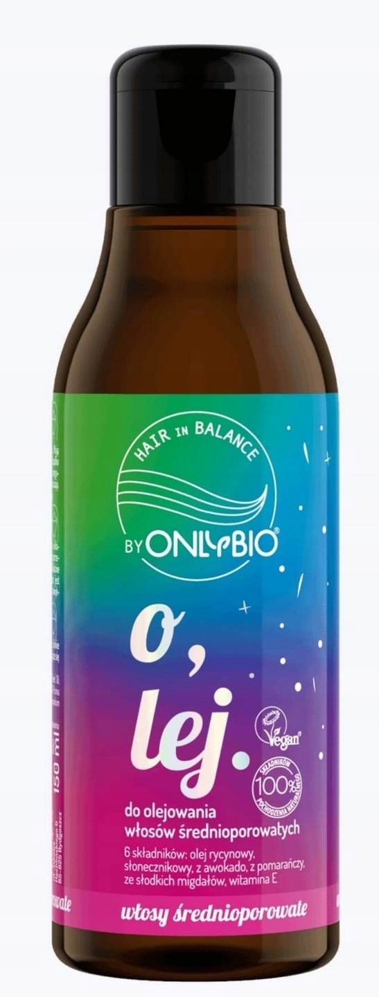 ONLYBio Hair OLEJ PRE VLASY SO STREDNOU PORUCHOU