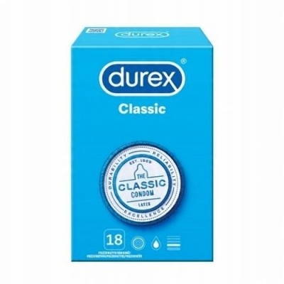 

Durex Classic Prezerwatywy, 18 sztuk