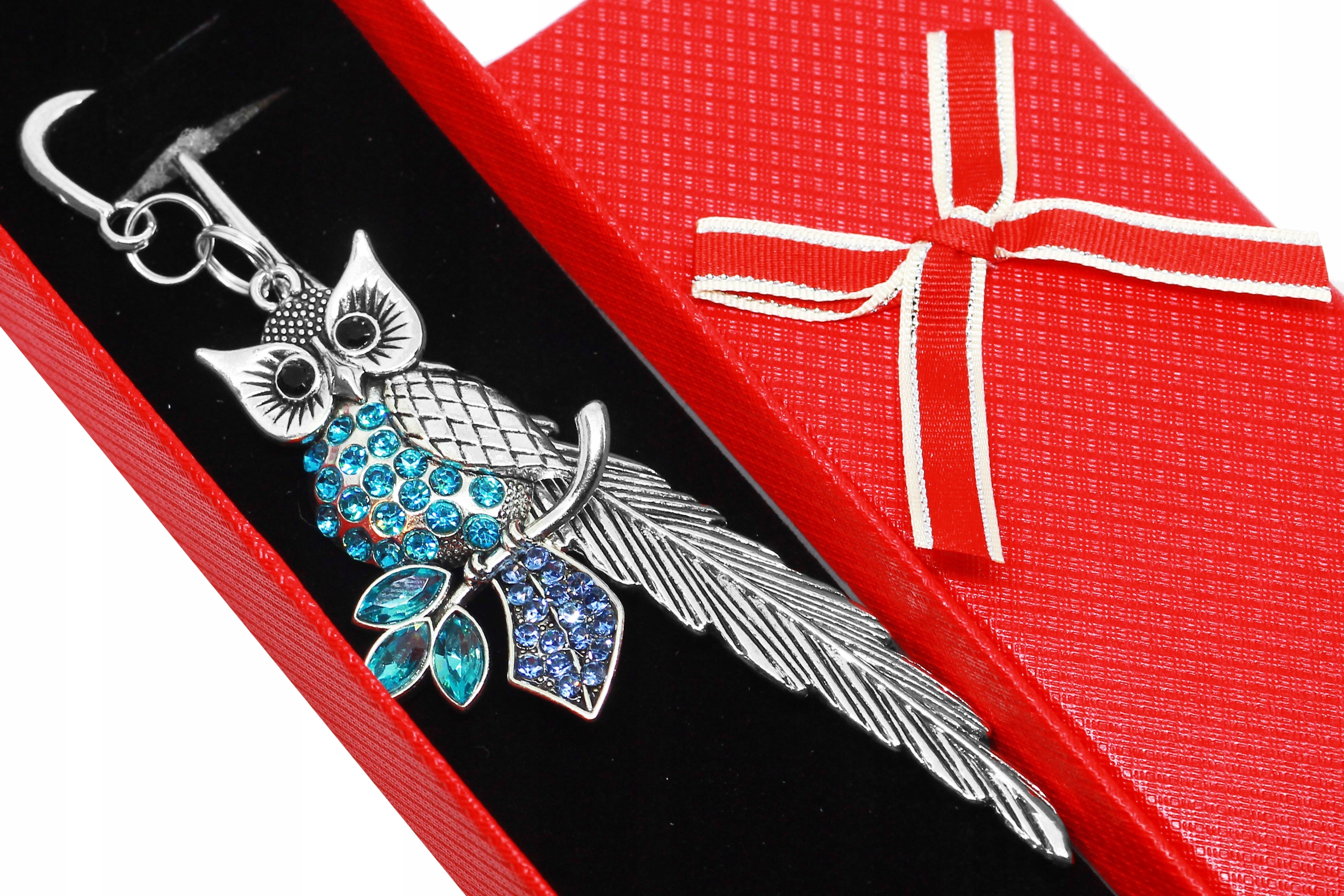 

Zakładka Do Książki Sowa, Cyrkonie pudełko